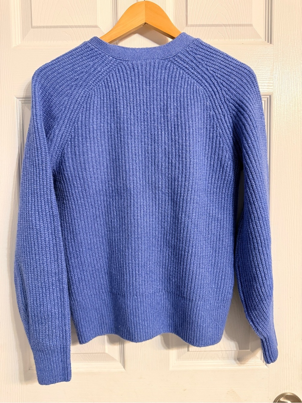 Amazon Essentials Periwinkle Button-Front Ribbed Cardigan NWT - Picture 6 of 6